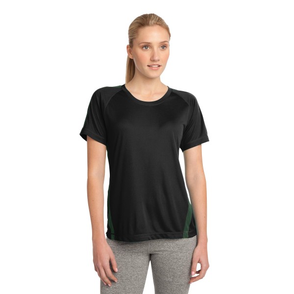 LST351 Sport-Tek Black/ Forest Green