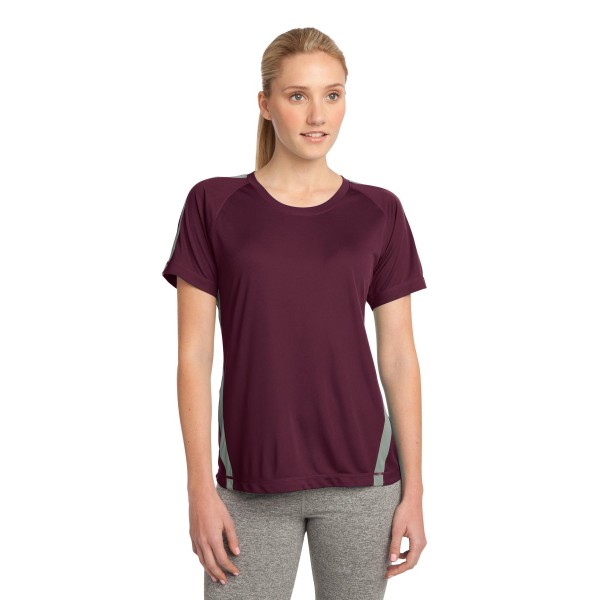 LST351 Sport-Tek Maroon/ Silver