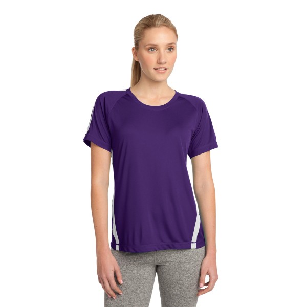 LST351 Sport-Tek Purple/ White