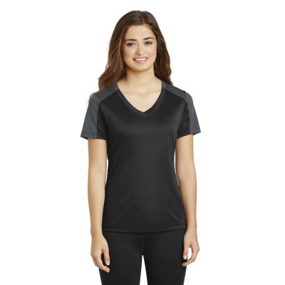 Sport-Tek LST354 Black/ Iron Grey