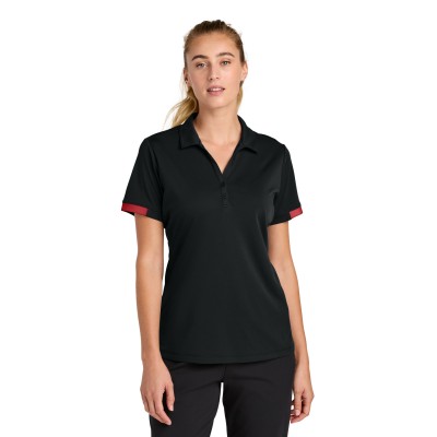 Sport-Tek LST444 Black/ Deep Red