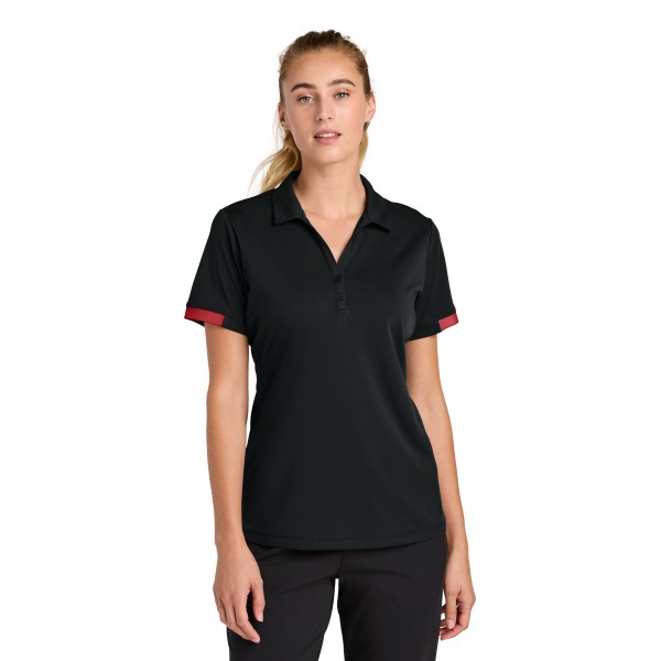 LST444 Sport-Tek Black/ Deep Red
