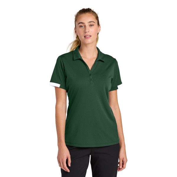 LST444 Sport-Tek Forest Green/ White
