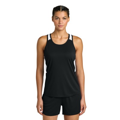 Sport-Tek LST446 Women's Club Track Tank