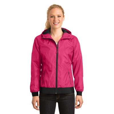 Sport-Tek LST53 Pink Raspberry/ Black