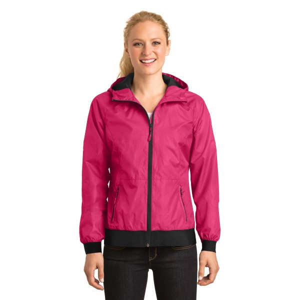 LST53 Sport-Tek Pink Raspberry/ Black