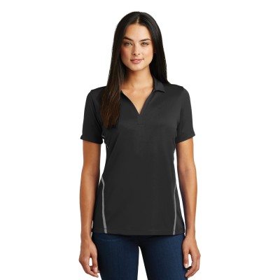 Sport-Tek LST620 Black/ Heather Grey