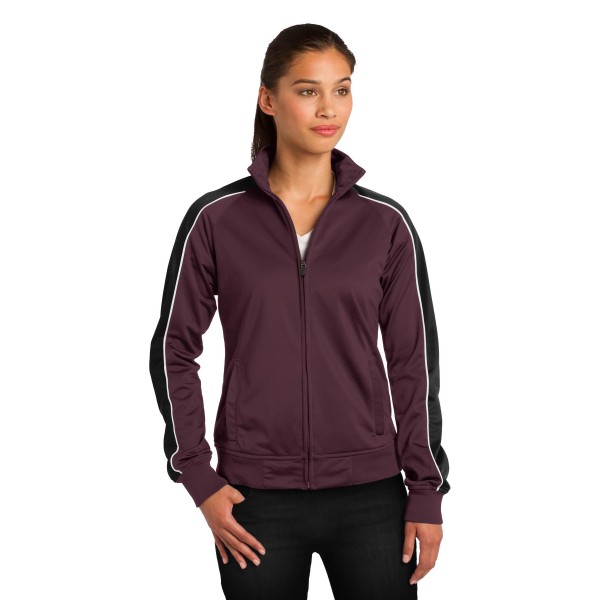 LST92 Sport-Tek Maroon/ Black/ White