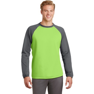 Sport-Tek ST242 Lime Shock/ Dark Smoke Grey
