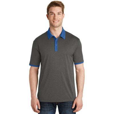 Sport-Tek ST667 Graphite Heather/ True Royal