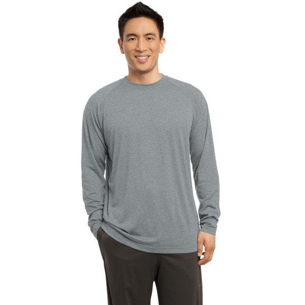 ST700LS Sport-Tek Heather Grey