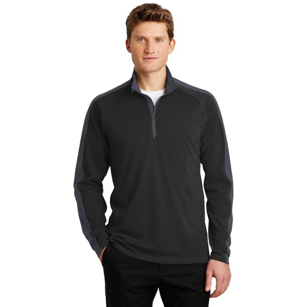 ST861 Sport-Tek Black/ Iron Grey