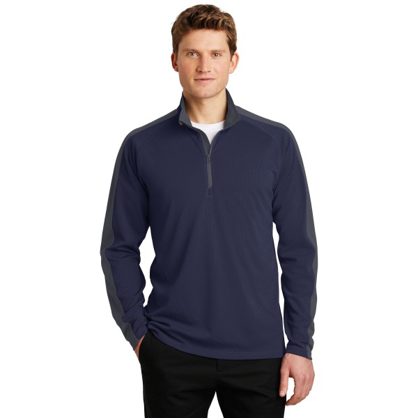 ST861 Sport-Tek True Navy/ Iron Grey