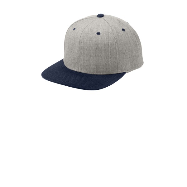 STC19 Sport-Tek Heather Grey/ True Navy
