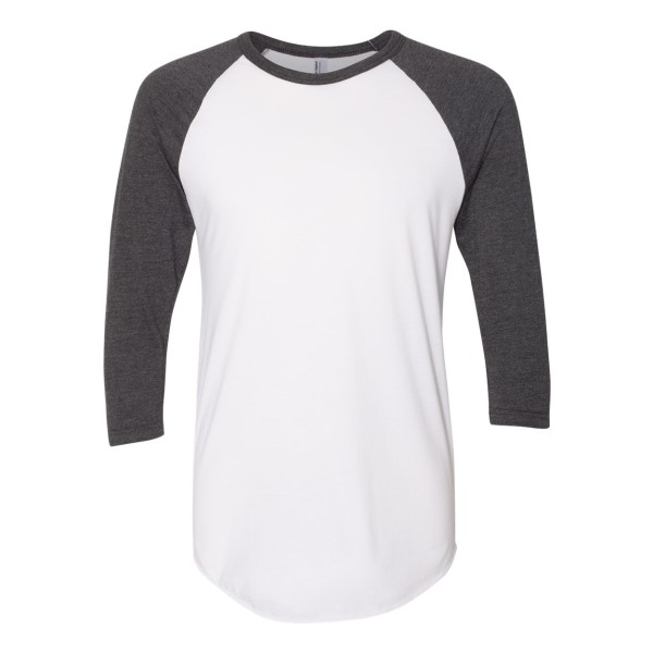 BB453W American Apparel White/ Heather Black