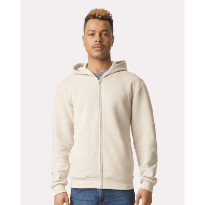 American Apparel RF497 Unisex ReFlex Fleece Full-Zip Hoodie Sweatshirt