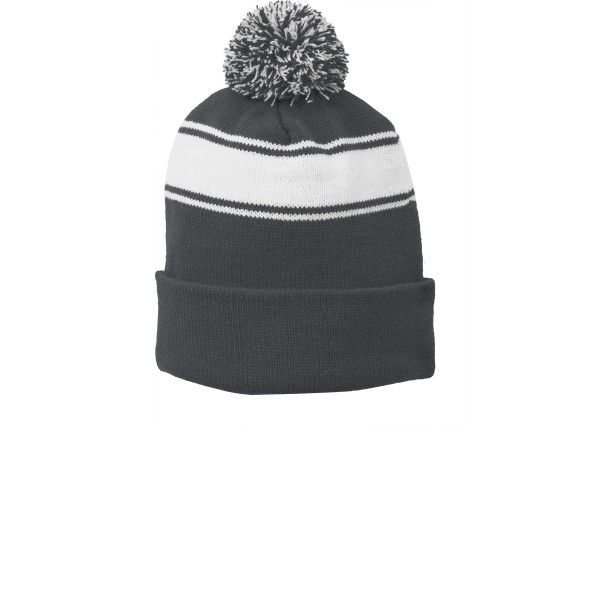 STC28 Sport-Tek Iron Grey/ White