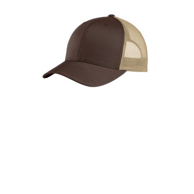 Sport-Tek STC39 Chocolate Brown/ Khaki
