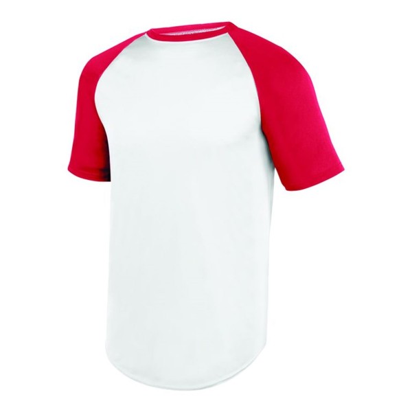 1509 Augusta Sportswear White/ Red