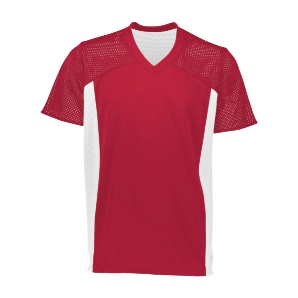 265 Augusta Sportswear Scarlet/ White