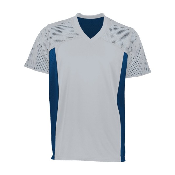 265 Augusta Sportswear Silver/ Navy