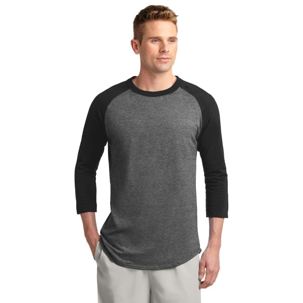 T200 Sport-Tek Dark Heather Grey/ Black
