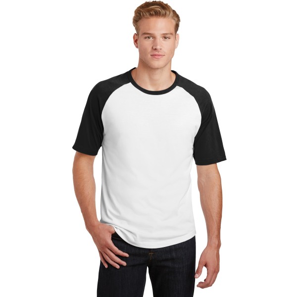 T201 Sport-Tek White/ Black