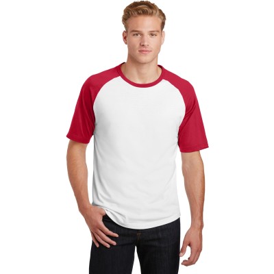 Sport-Tek T201 White/ Red