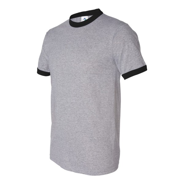 710 Augusta Sportswear Athletic Heather/ Black