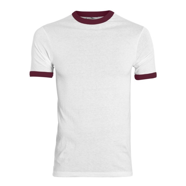 710 Augusta Sportswear White/ Maroon
