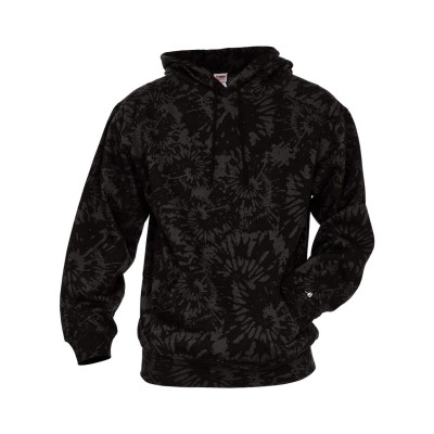 Badger 1275 Unisex Tie-Dyed Triblend Hooded Sweatshirt