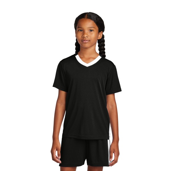 YST101 Sport-Tek Black/ White