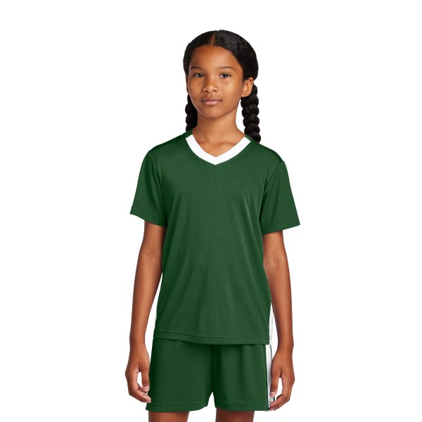 YST101 Sport-Tek Forest Green/ White