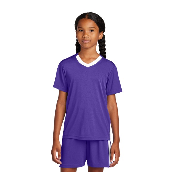 YST101 Sport-Tek Purple/ White