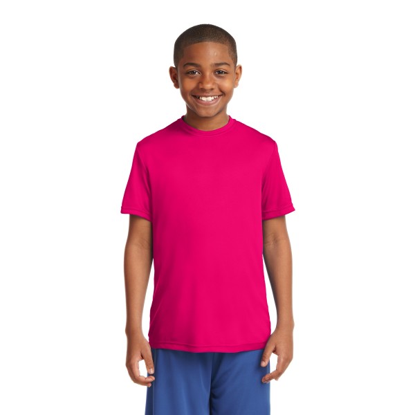 YST350 Sport-Tek Pink Raspberry