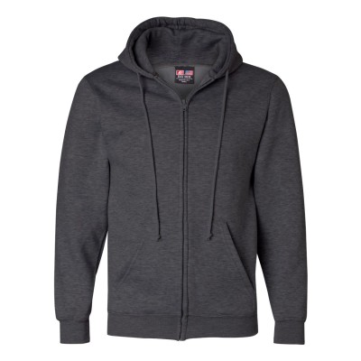 Bayside 900 Unisex USA-Made Full-Zip Hooded Sweatshirt