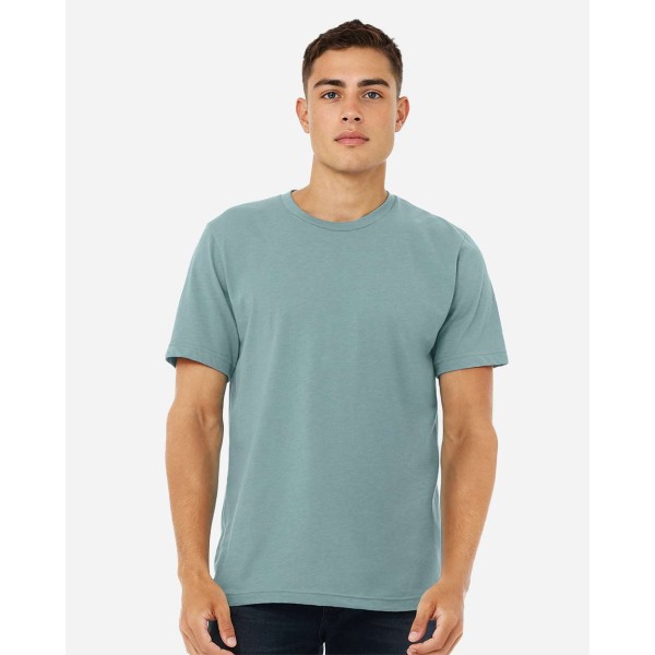 3001CVC Bella + Canvas Heather Blue Lagoon