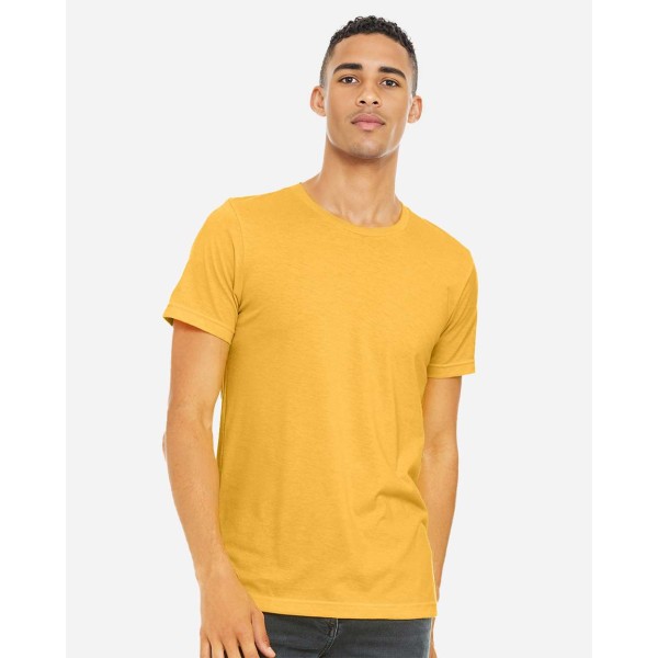 3001CVC Bella + Canvas Heather Yellow Gold