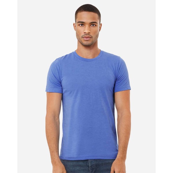 3001CVC Bella + Canvas Heather Columbia Blue