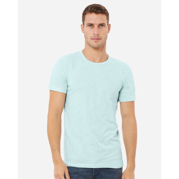 3001CVC Bella + Canvas Heather Prism Ice Blue
