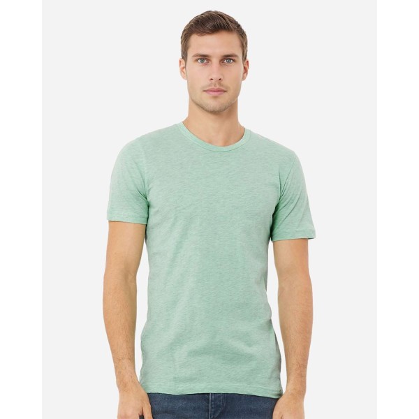3001CVC Bella + Canvas Heather Prism Mint