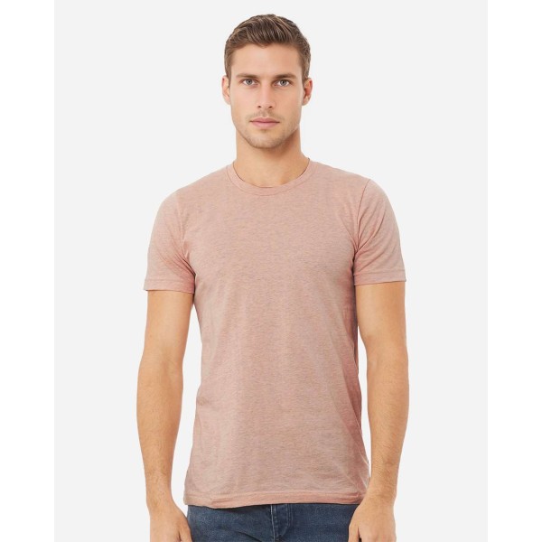 3001CVC Bella + Canvas Heather Prism Peach