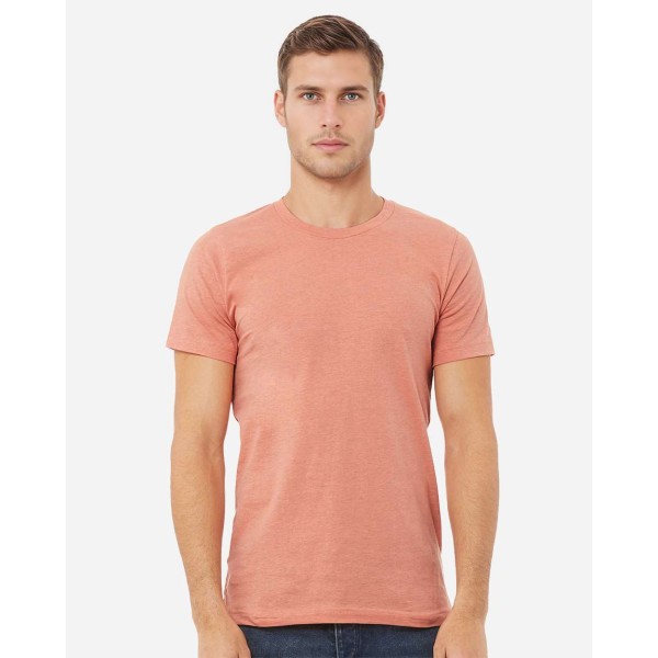 3001CVC Bella + Canvas Heather Prism Sunset