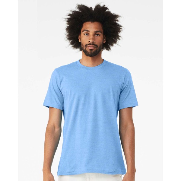 3001CVC Bella + Canvas Heather Carolina Blue