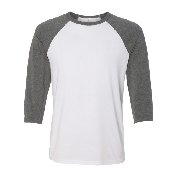 3200 Bella + Canvas White/ Deep Heather