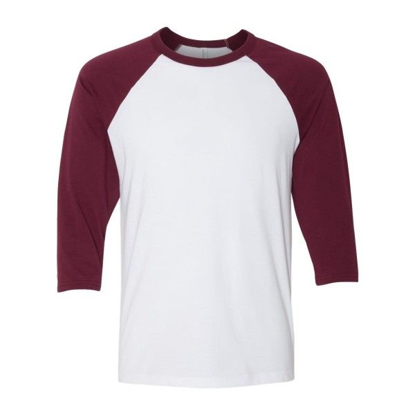 3200 Bella + Canvas White/ Maroon
