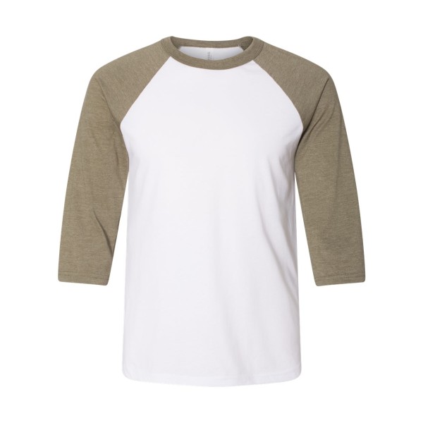 3200 Bella + Canvas White/ Heather Olive