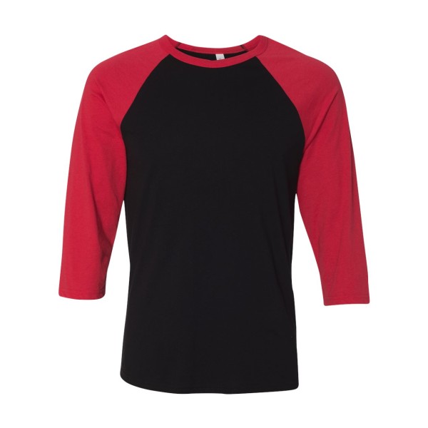 3200 Bella + Canvas Black/ Red