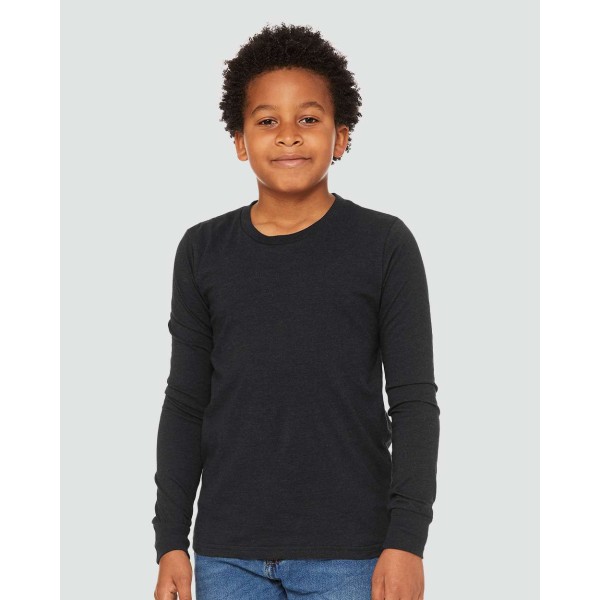 3501YCVC Bella + Canvas Black Heather