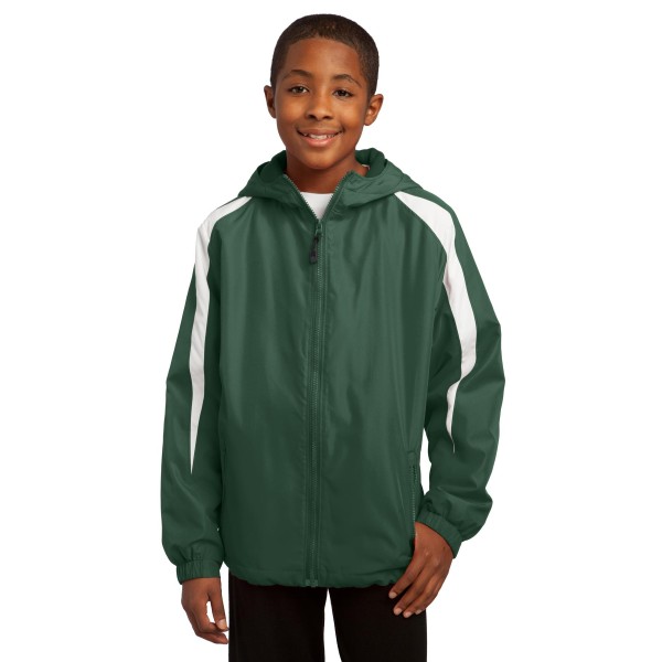 YST81 Sport-Tek Forest Green/ White